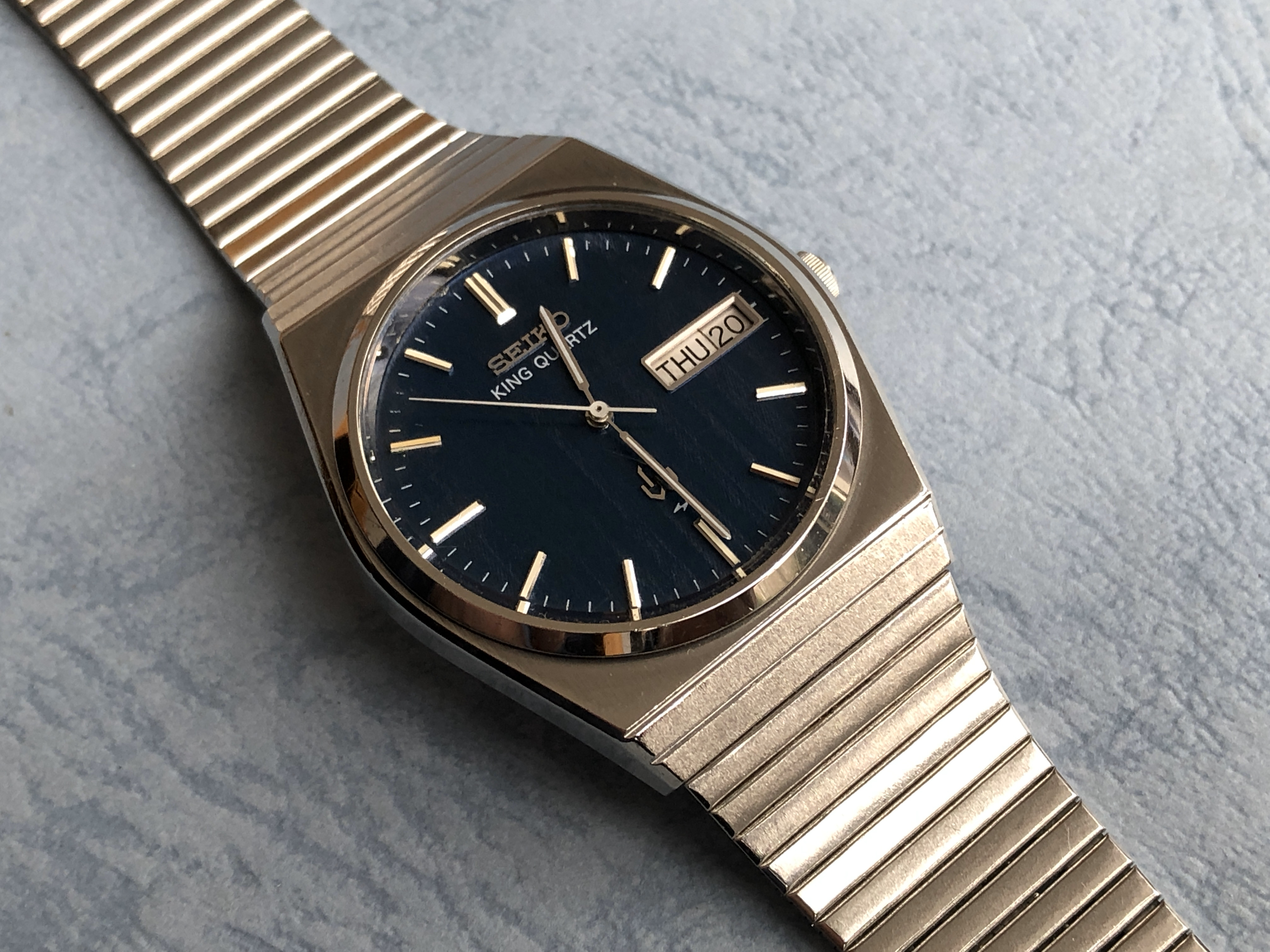 SEIKO セイコー KING QUARTZ 5856-7040 稼働品