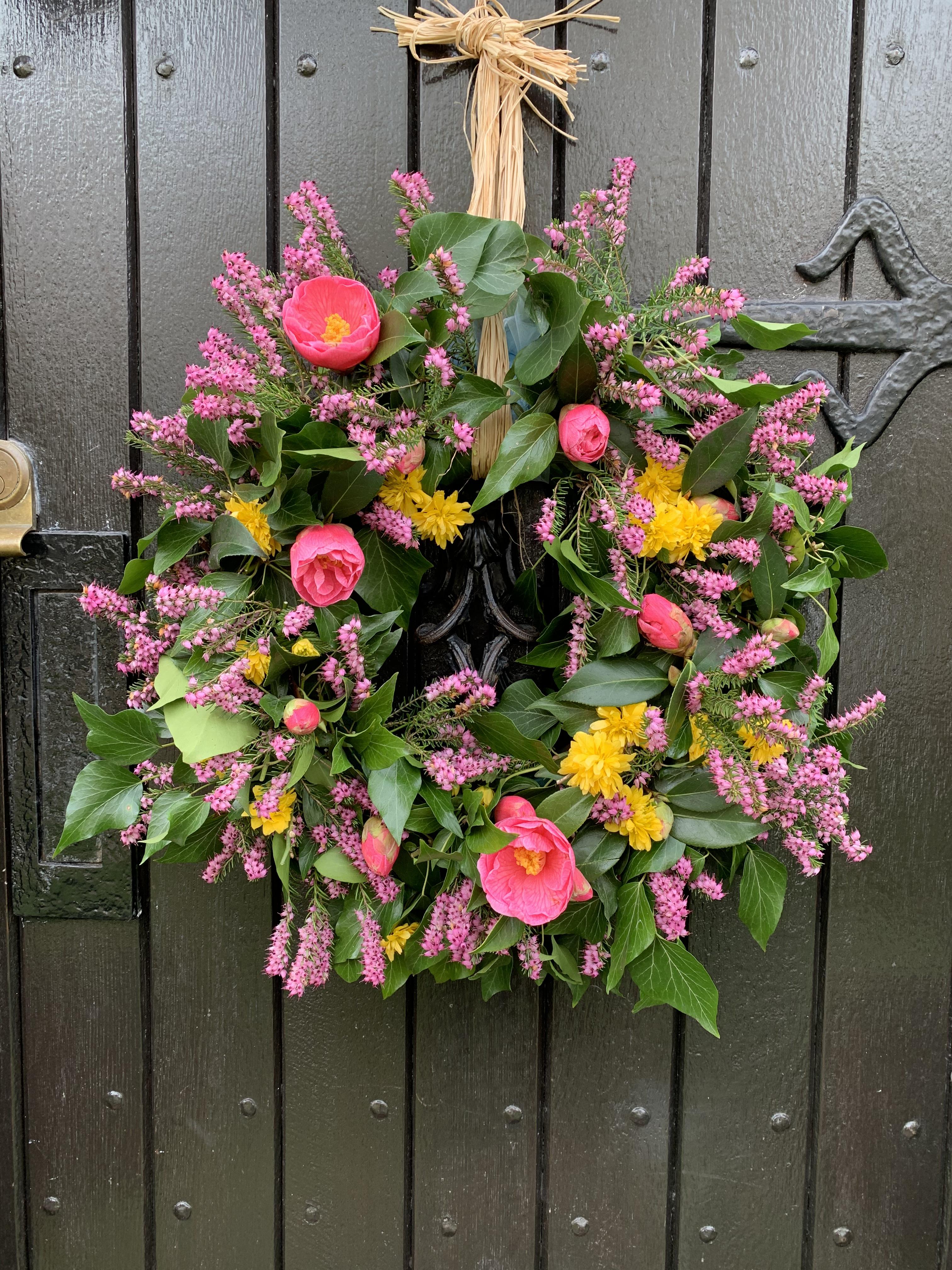 Spring Wreath Workshop at Old Timbers Blackstone, BN5 9TE - Saturday May 11th from 10-12 pm