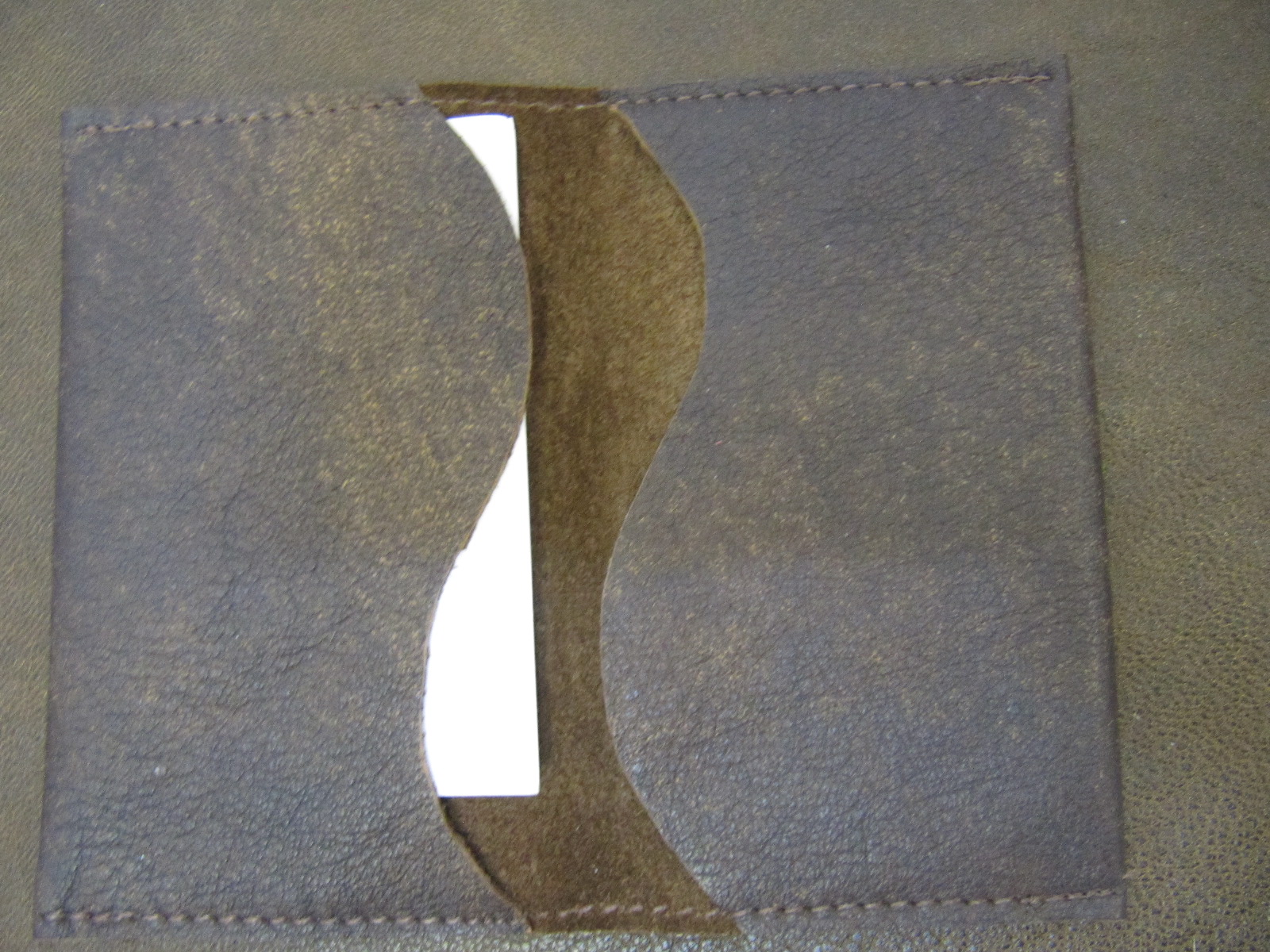 Leather Card Wallet - Vintage Brown