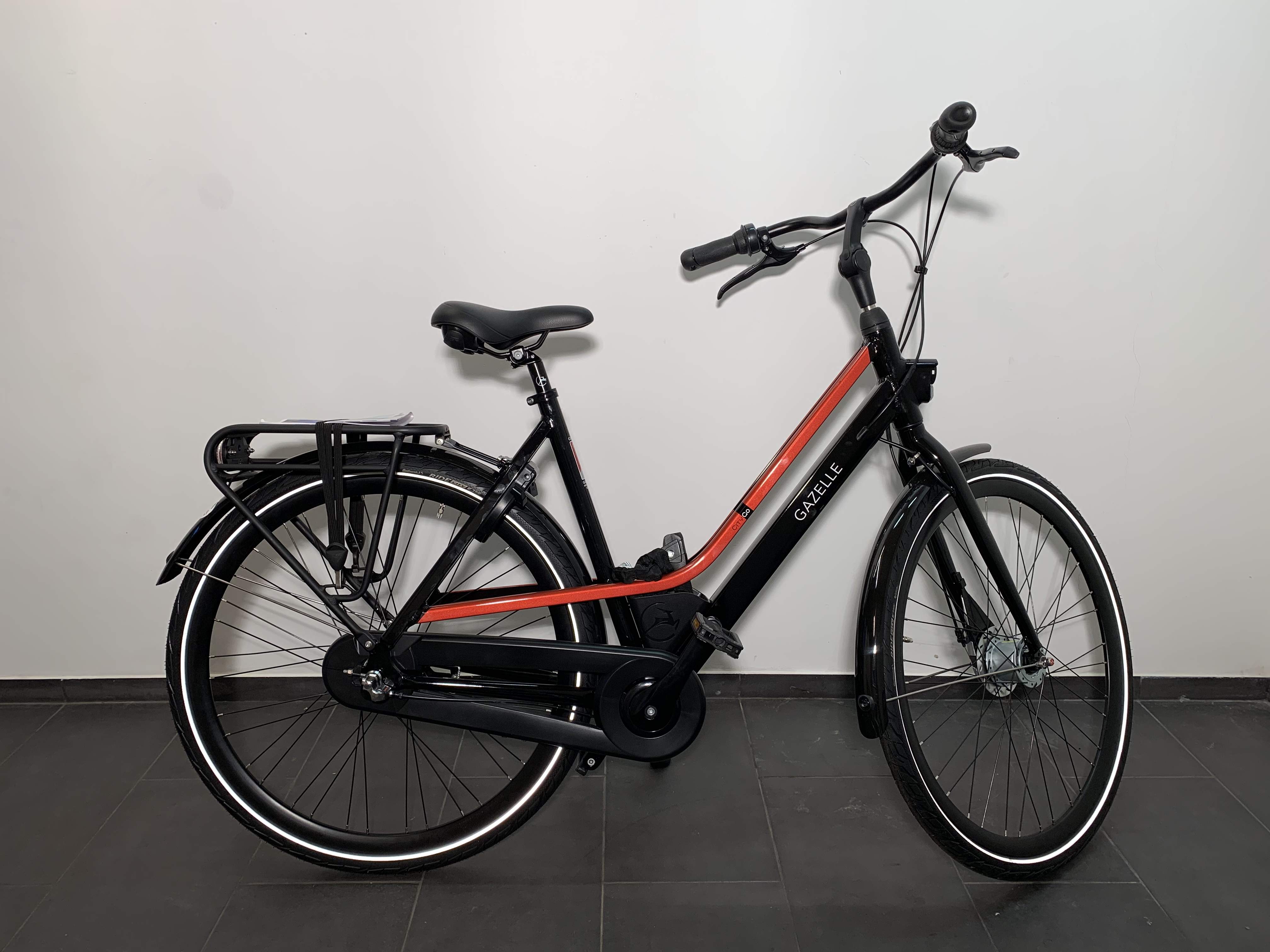 gazelle citygo c3 2020 hybrid trapeze bike black