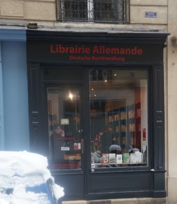 Die Deutsche Buchhandlung von Paris, nun in der rue Du Sommerard