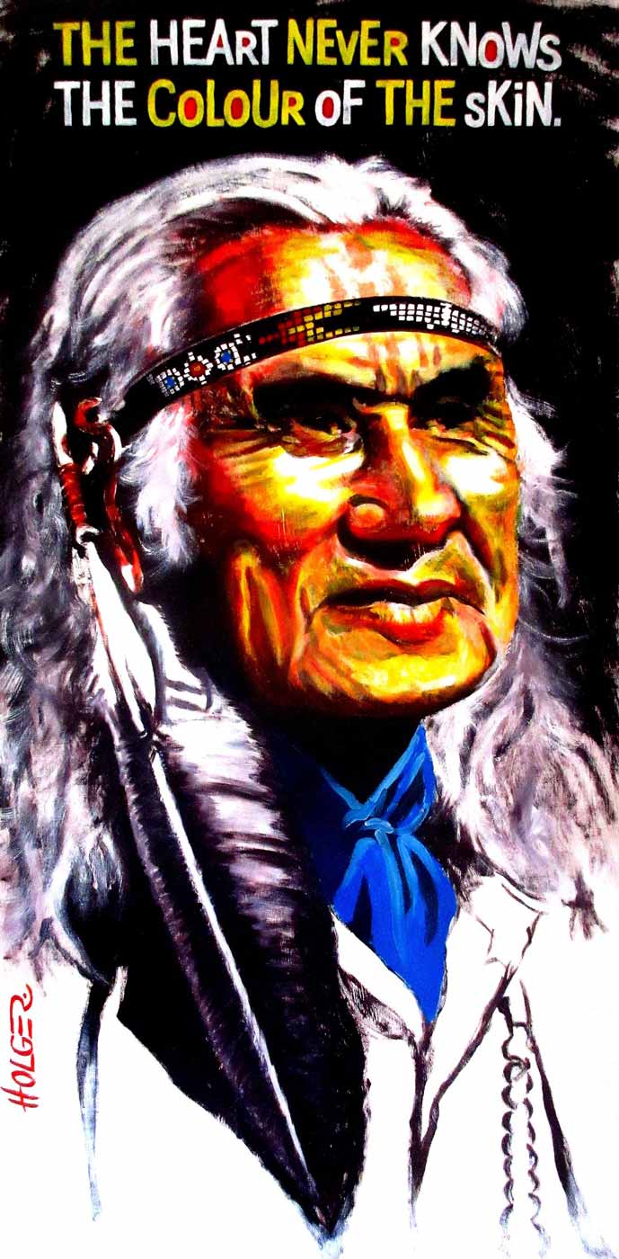 "Chief Dan George", 48x96
