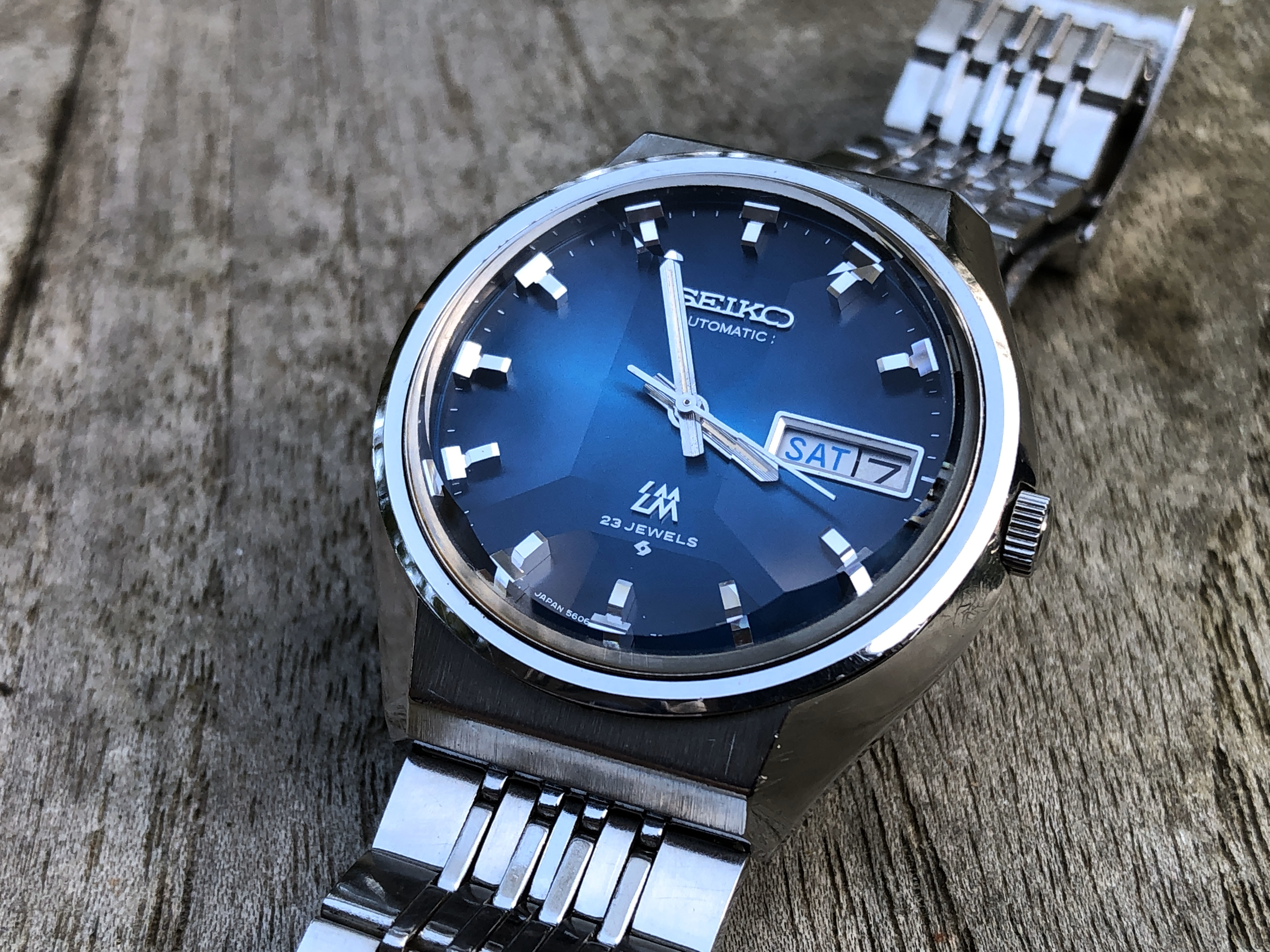 SEIKO ロードマチック5606-7320自動巻機械式振動数 - 腕時計(アナログ)