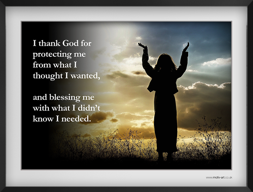 I thank God for...