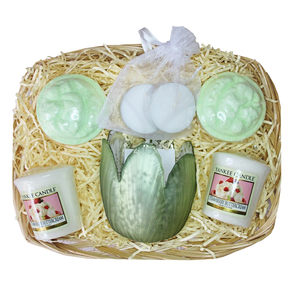 Time to Relax, Gift Basket - Green