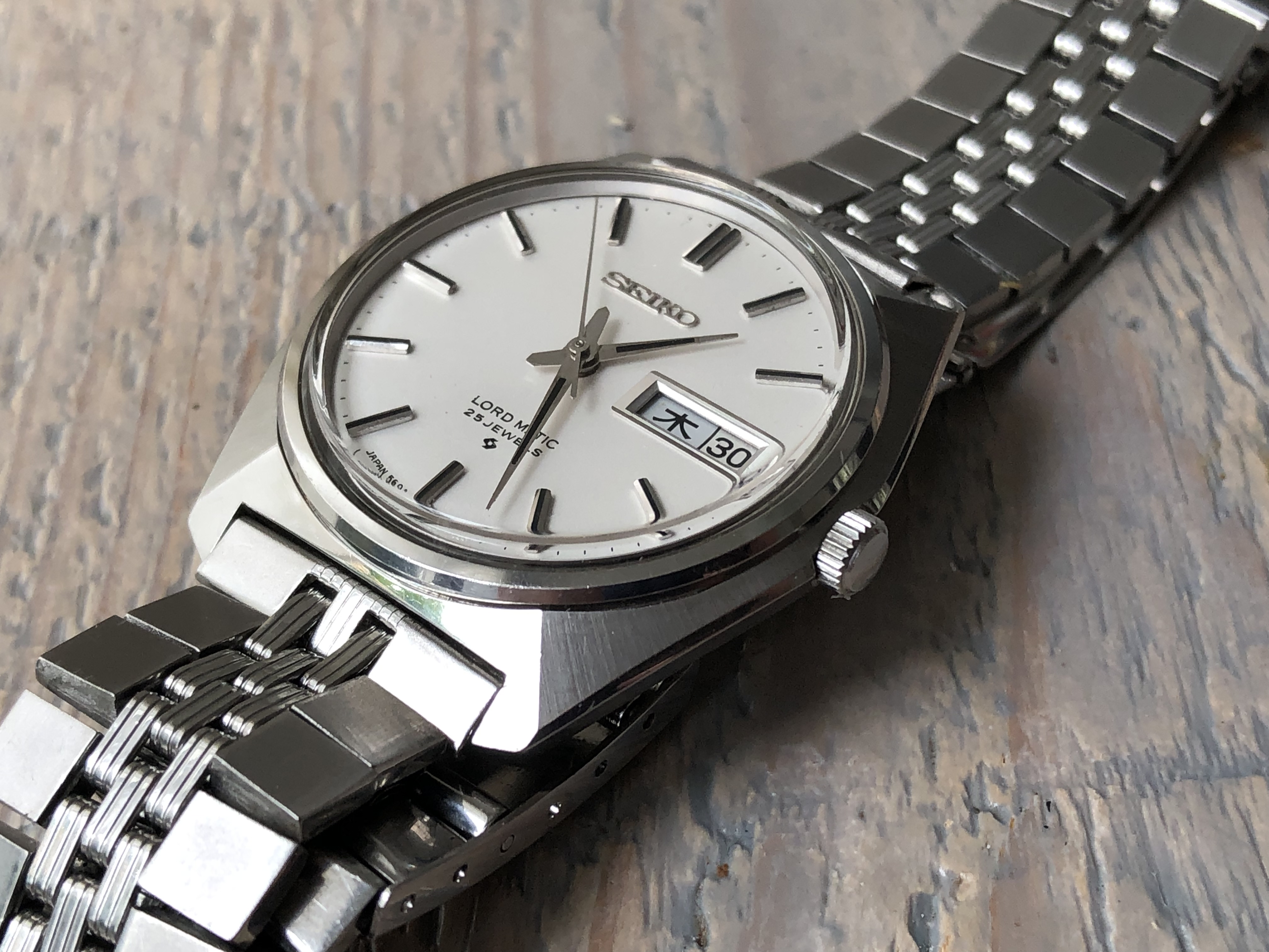 SEIKO LORD MATIC 5606-7000 自動巻き 稼働品25石 セイコー ロード