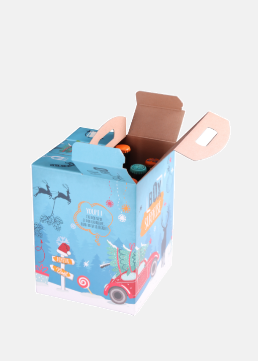 Verpakkingen: Giftbox Monsieur en Madame Siroop 'de lekkerste feestbubbels'