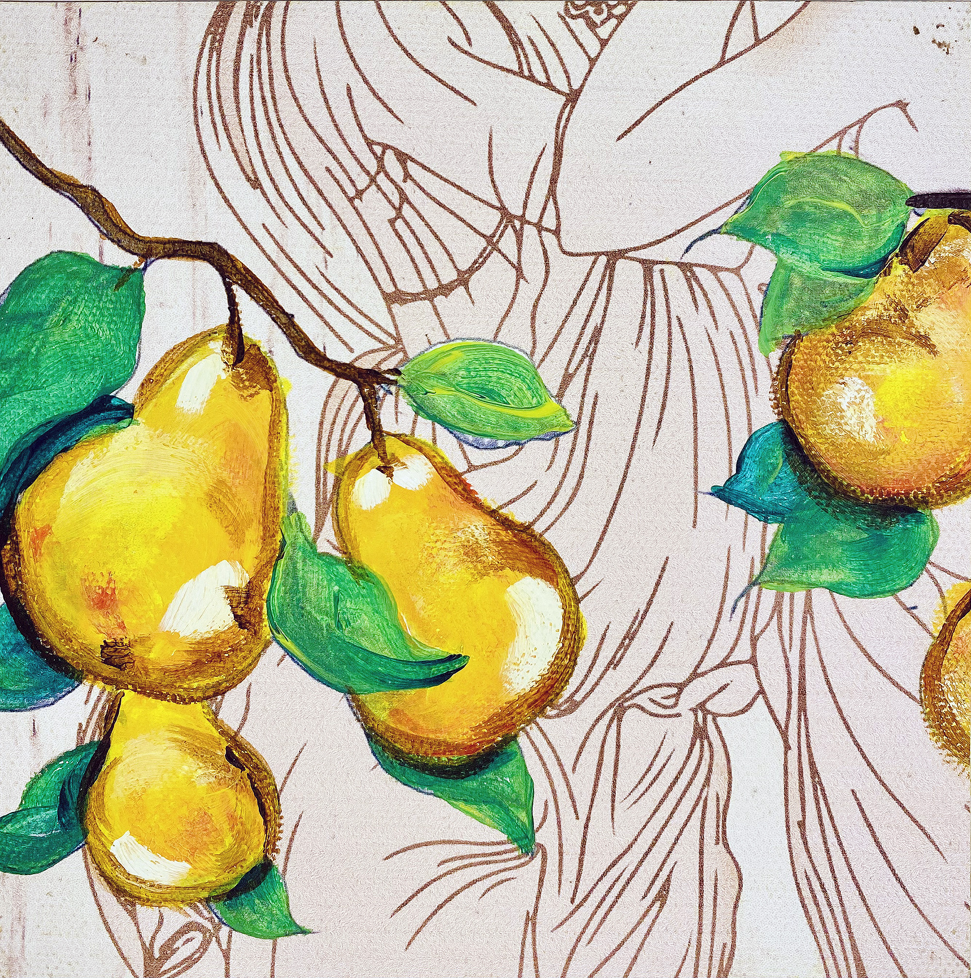 Pears with Maidens BL 001