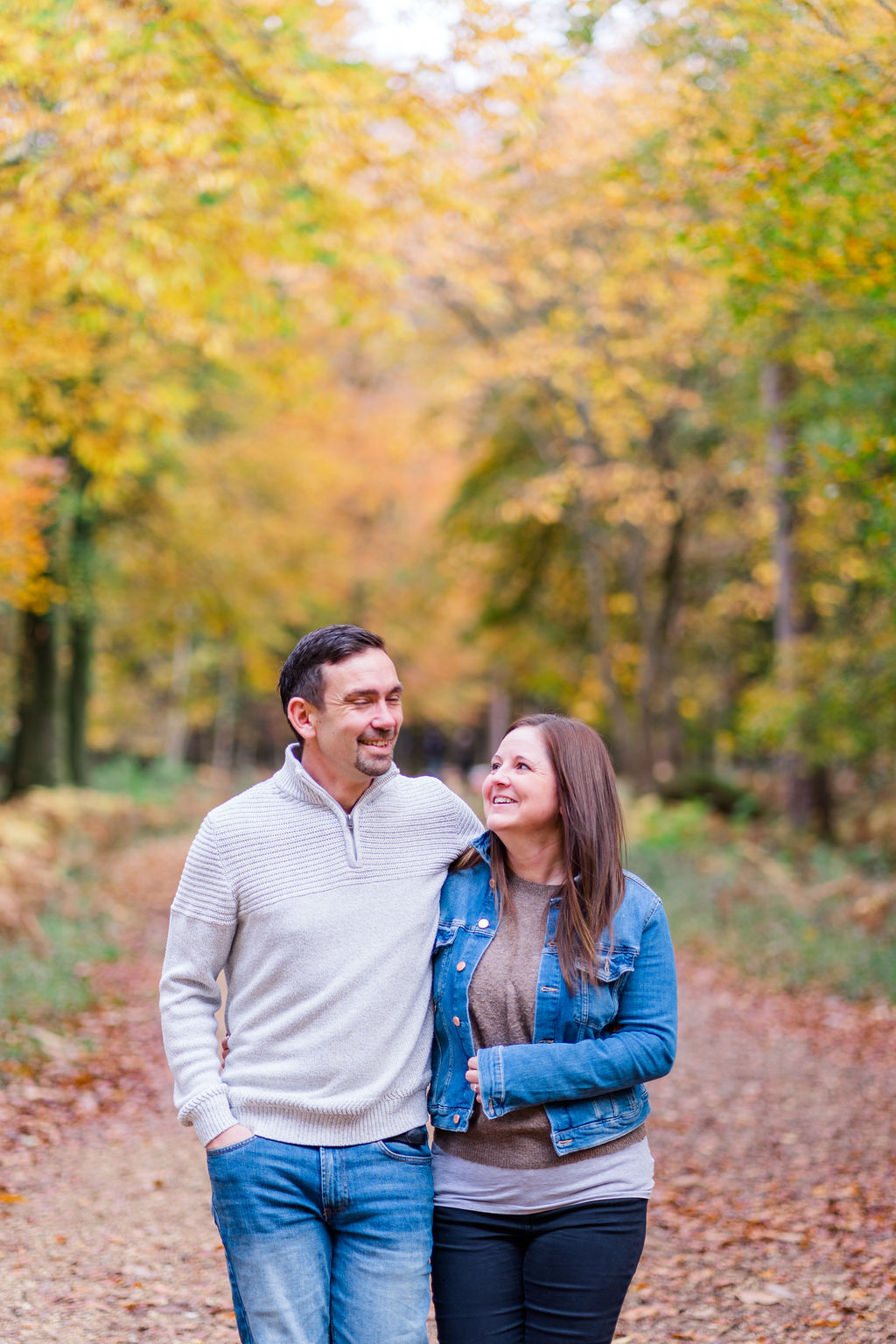 Wilverley Inclosure Autumnal Engagement Photo Session