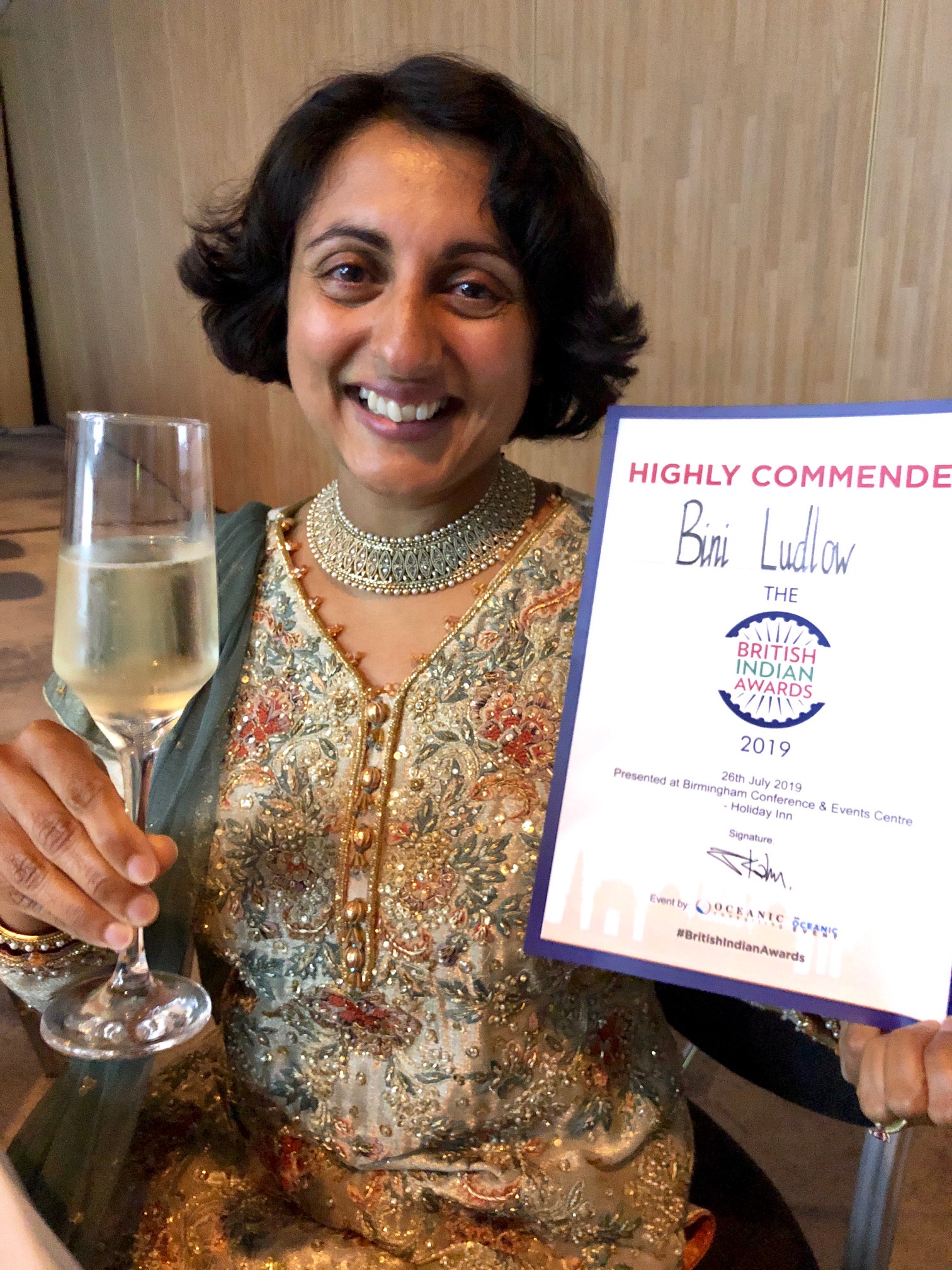 Highly Commended - British Indian Awards - Business Women of the Year 2019