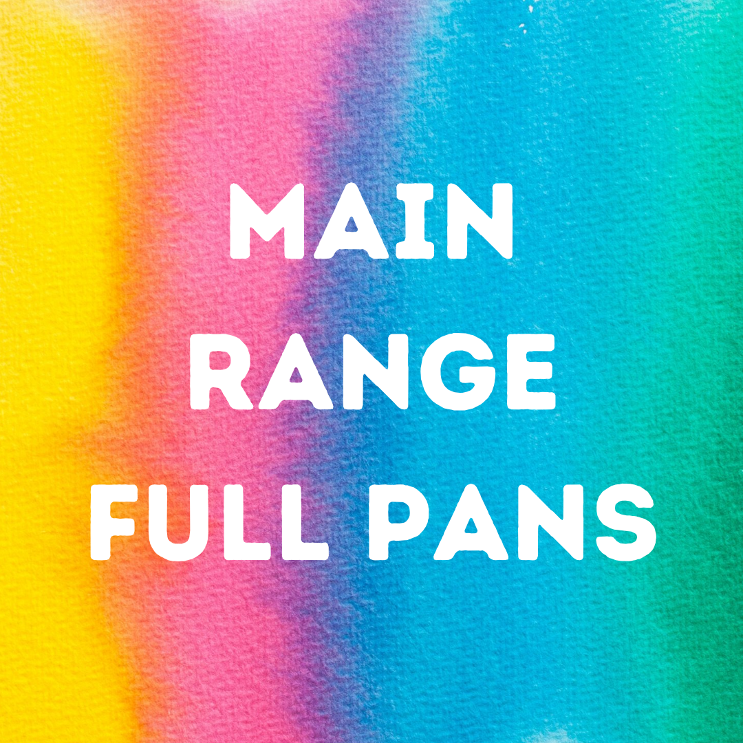 Single Full Pans - Handmade Watercolour Paints (Main Range)