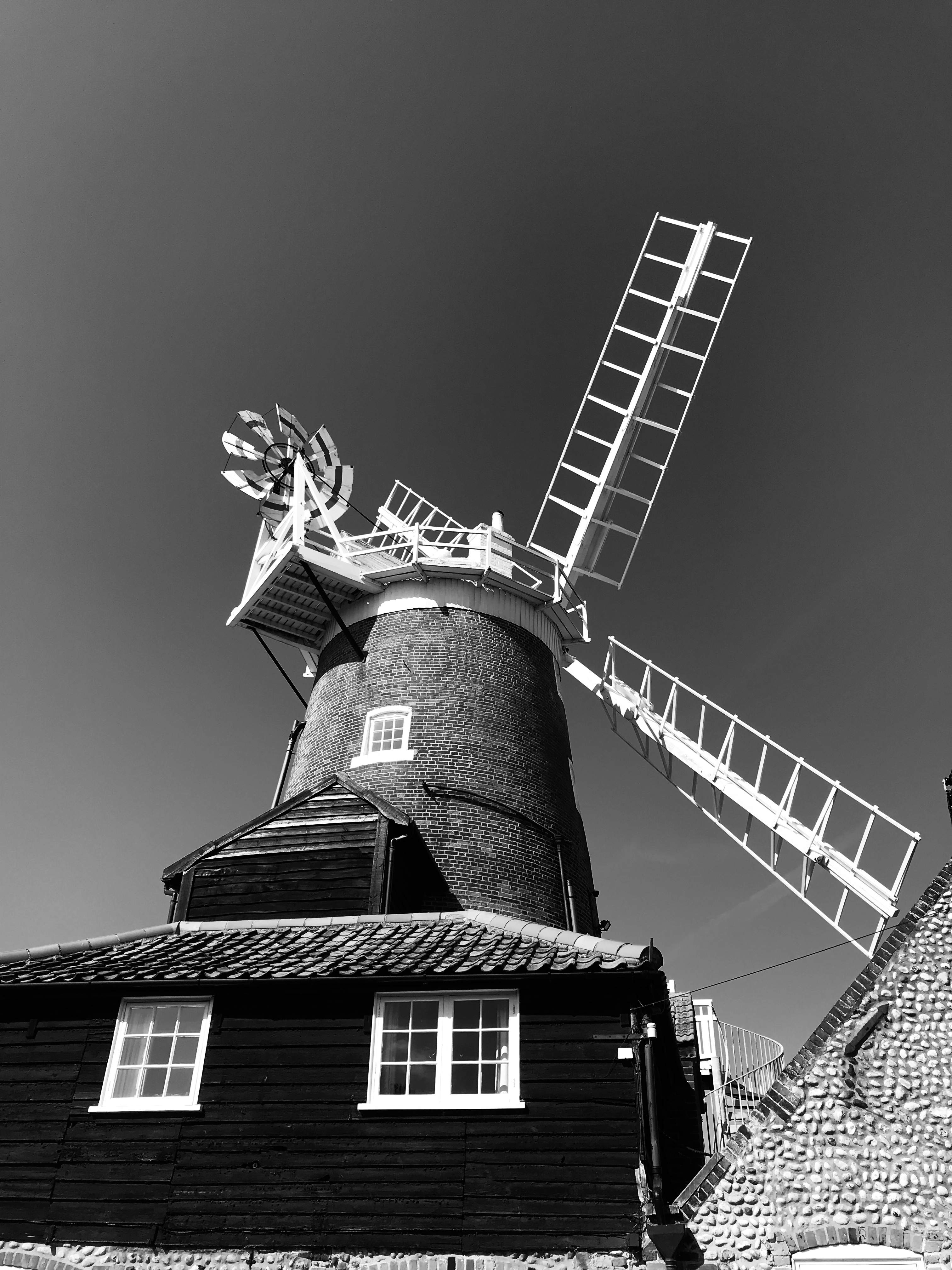 Beautiful windmill in Cley on Sea