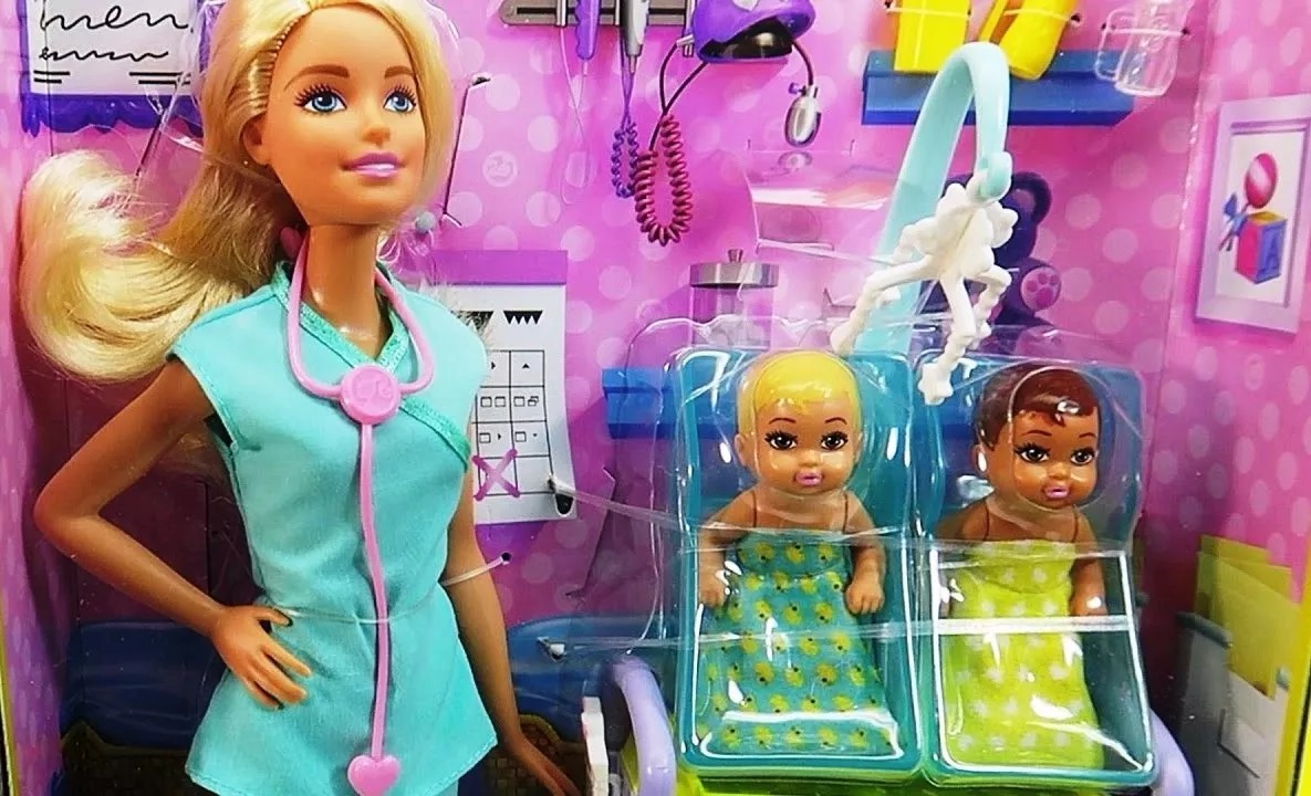barbie con gemelos