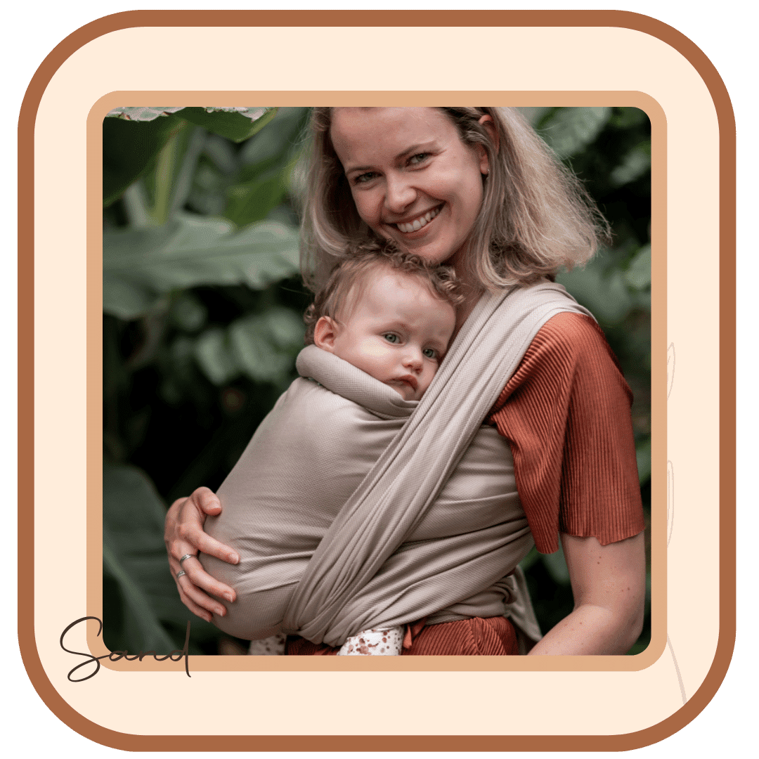 Pure Baby love - geweven draagdoek organic (maat 7)