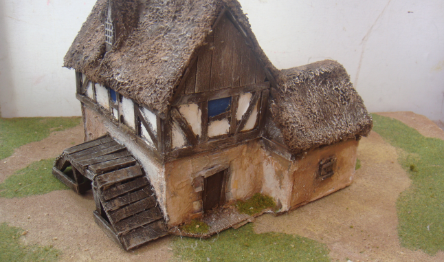 Half timbered Watermill 28mm