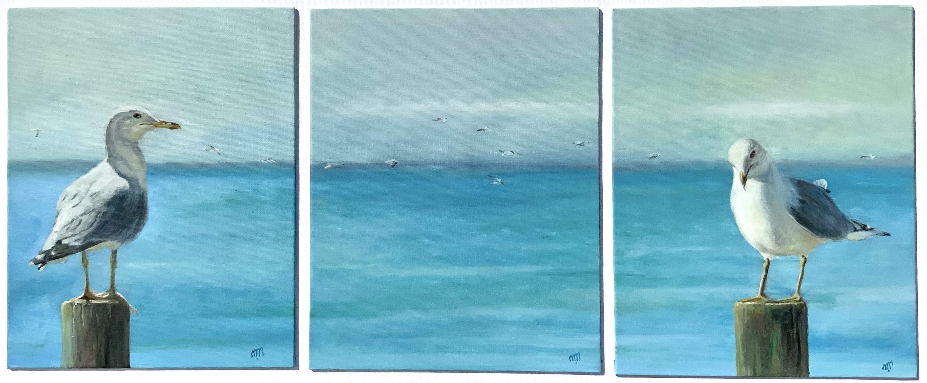 Triptych - Oil On Canvas Boards (Unframed)  3 x (9.5 x 12 inches) - €750 (Prints (3) €125.00)