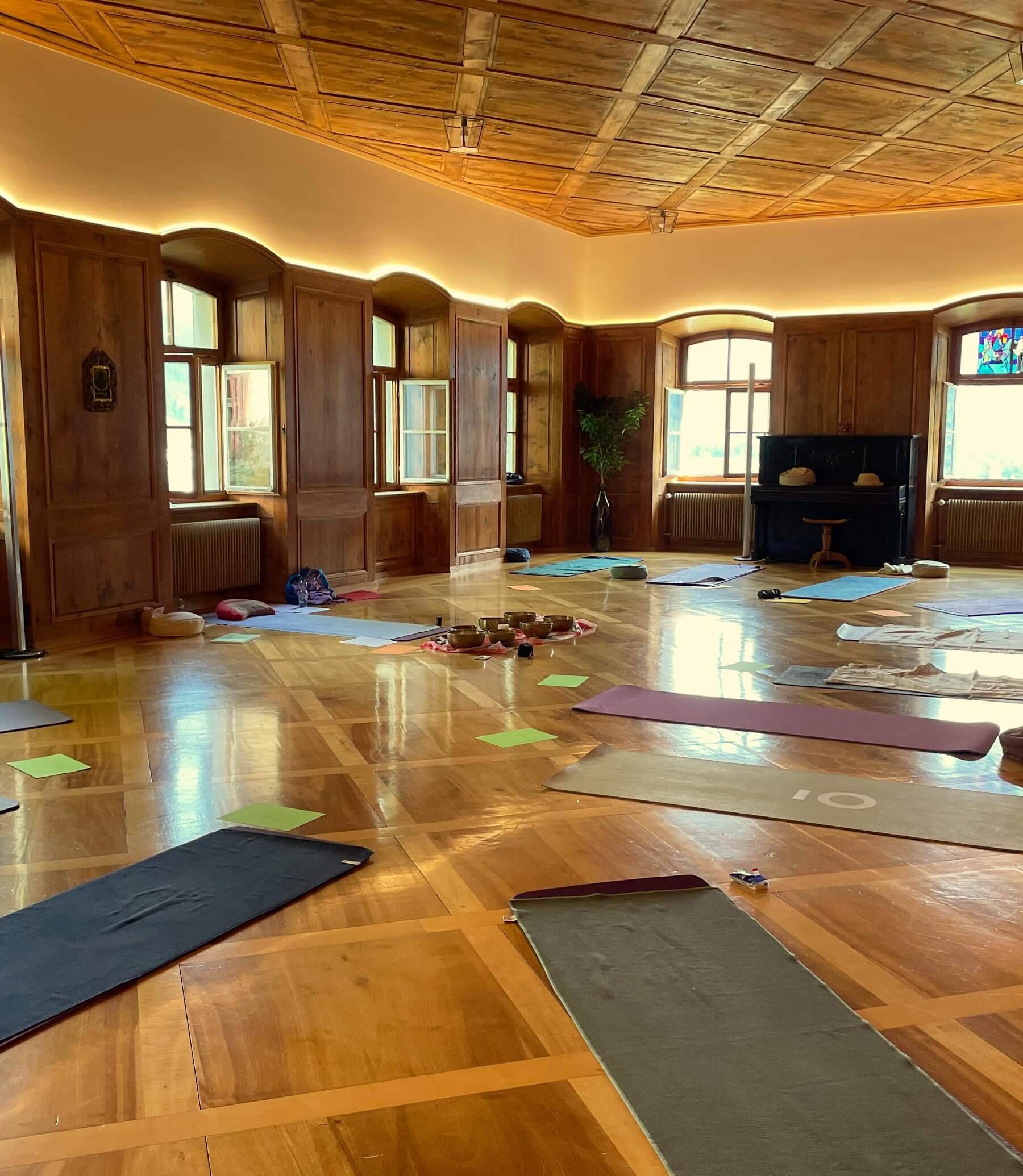 Foto des Yoga-Raums im Kulturkloster Altdorf
