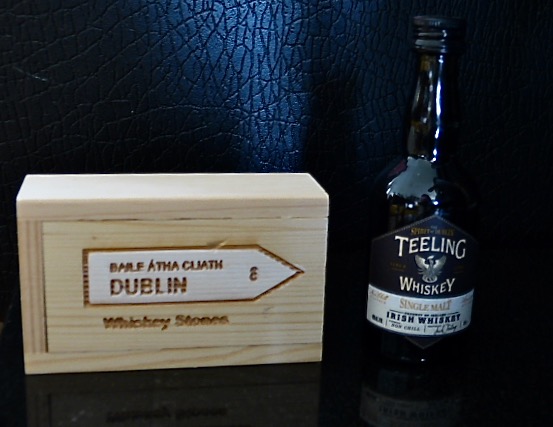 Dublin Whiskey Stones and Teeling Whiskey Gift Set