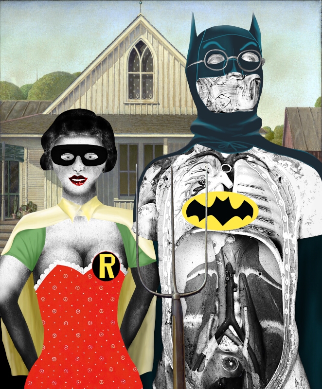Le Cadavre Exquis and friend as American Gotham