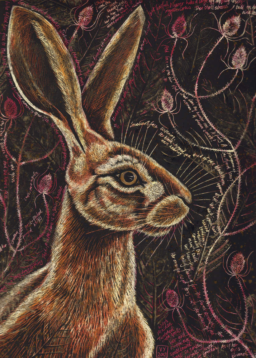 'Hare Enigma (male)' card