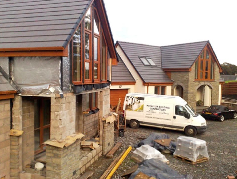 Stranraer builders McHallum offer a full range of building services from walls,  home extensions, garages through to complete house builds