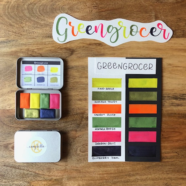 Greengrocer Handmade Watercolour Set