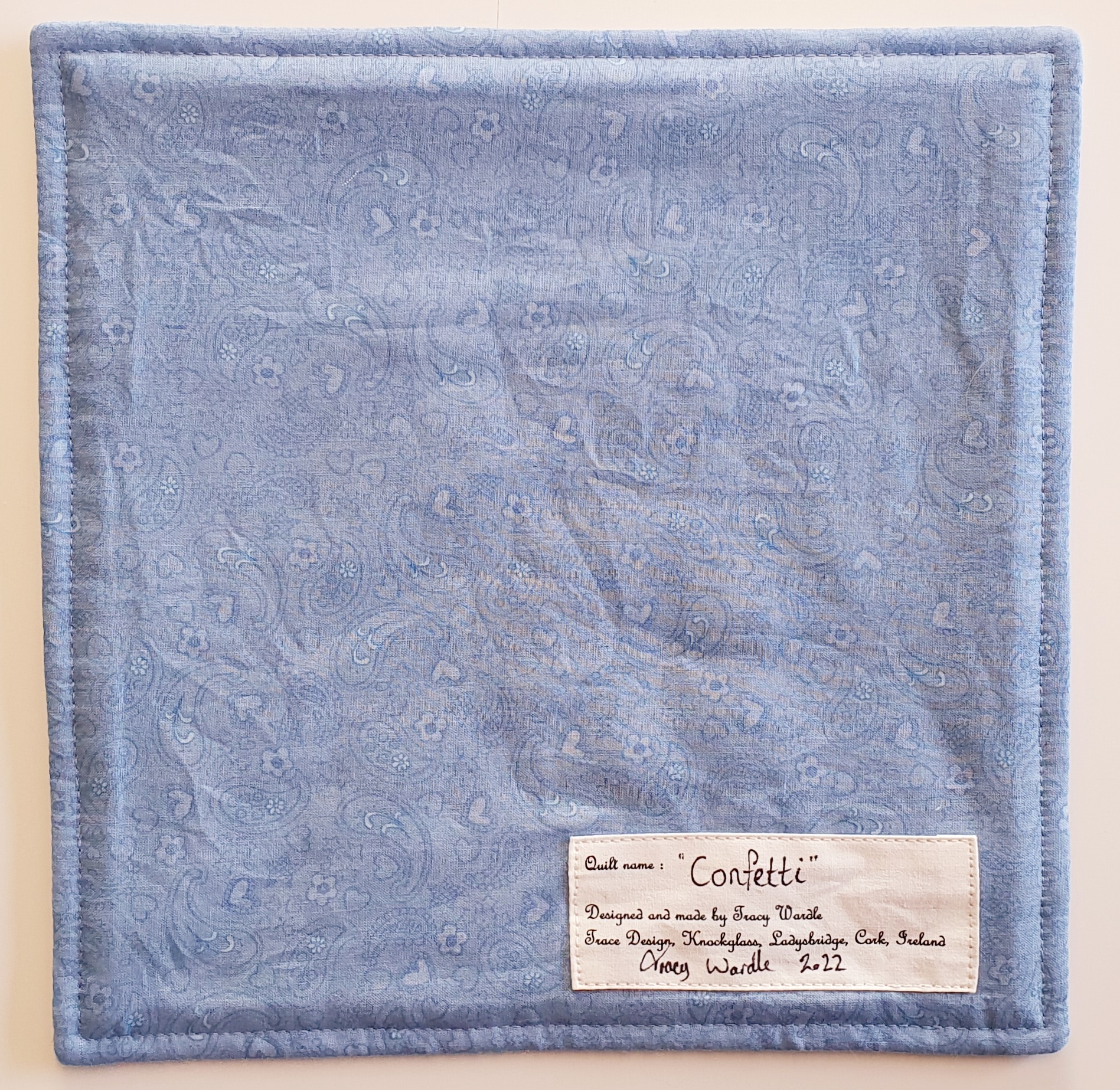 "Confetti" Silk Mini Quilt