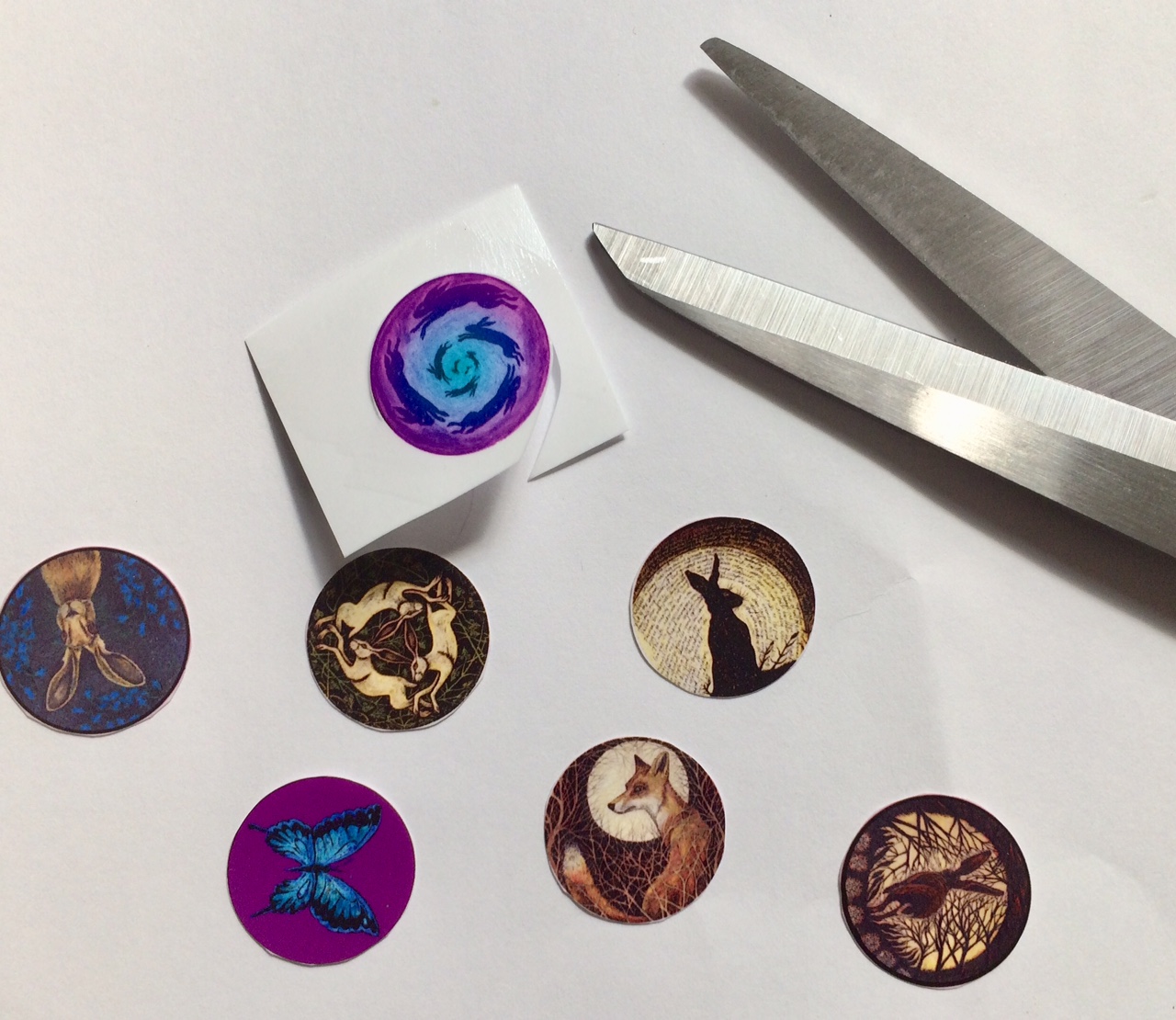 How I make pendants using my artwork