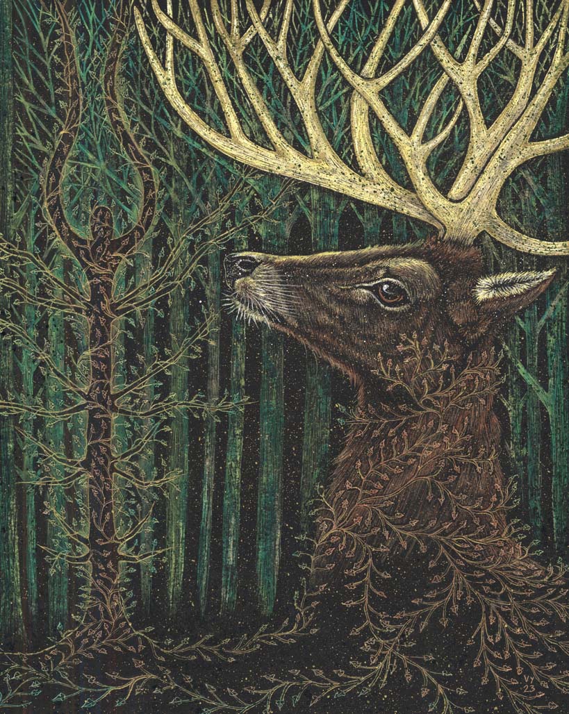 'Forest Gods' print