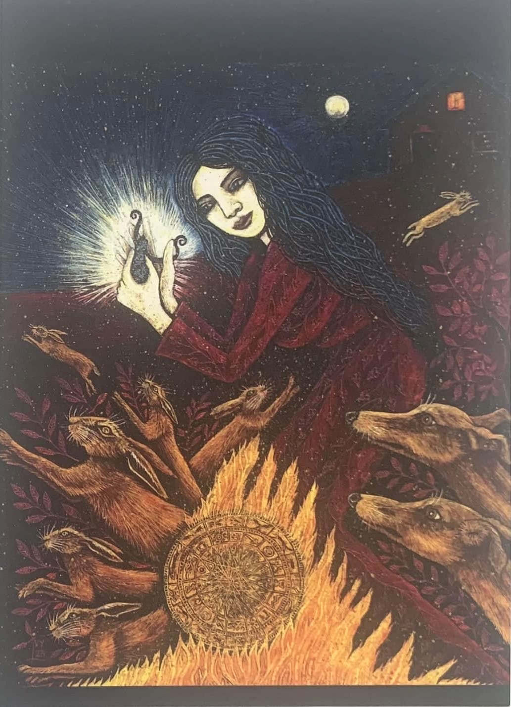 ‘The witch of Winterslow’ card
