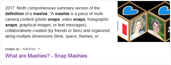 Snap Mashie Definition