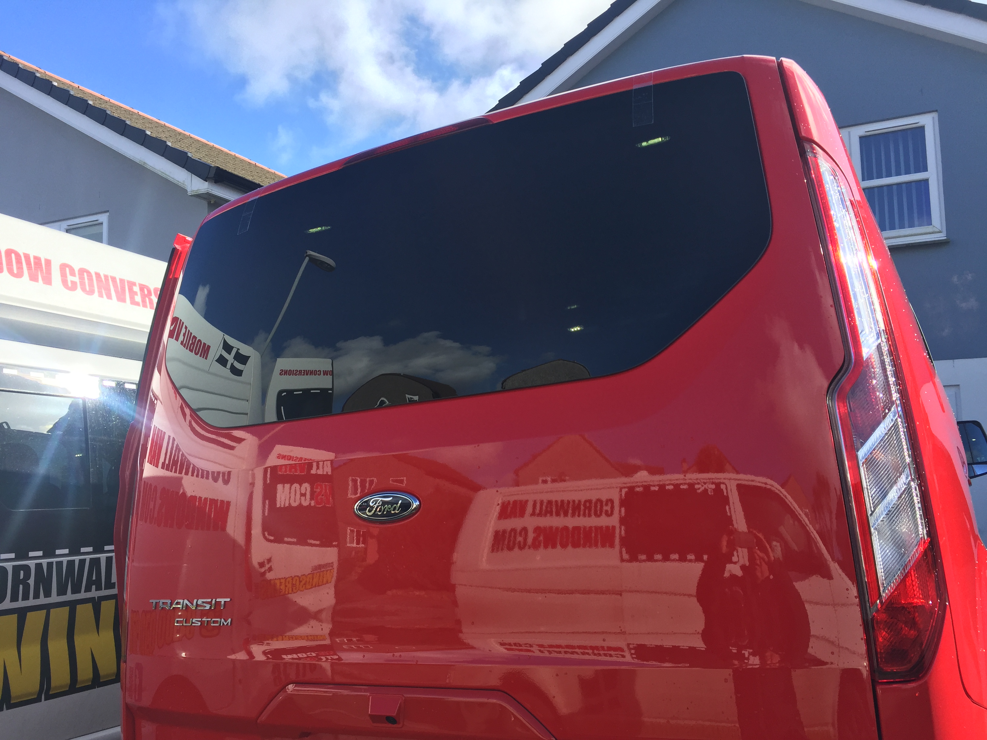 Transit Custom Rear Tailgate Glass, Unheated, Privacy Glass