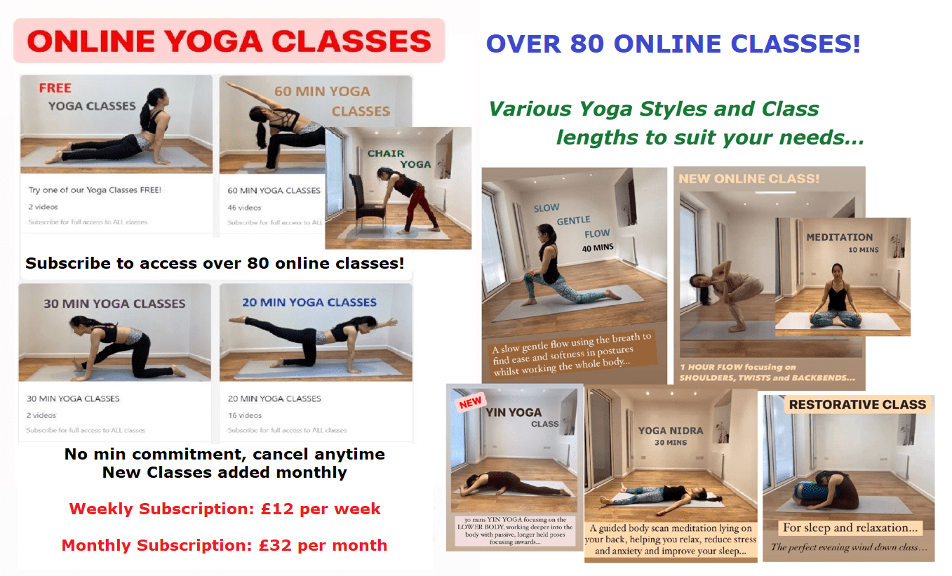 Guided yoga classes online