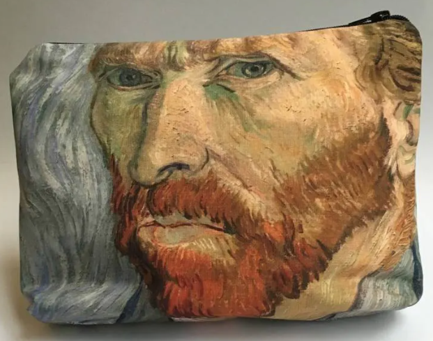 PA DESIGN, ZOOM SUR LES VISAGES, Van Gogh, gevoerde canvas toilettas