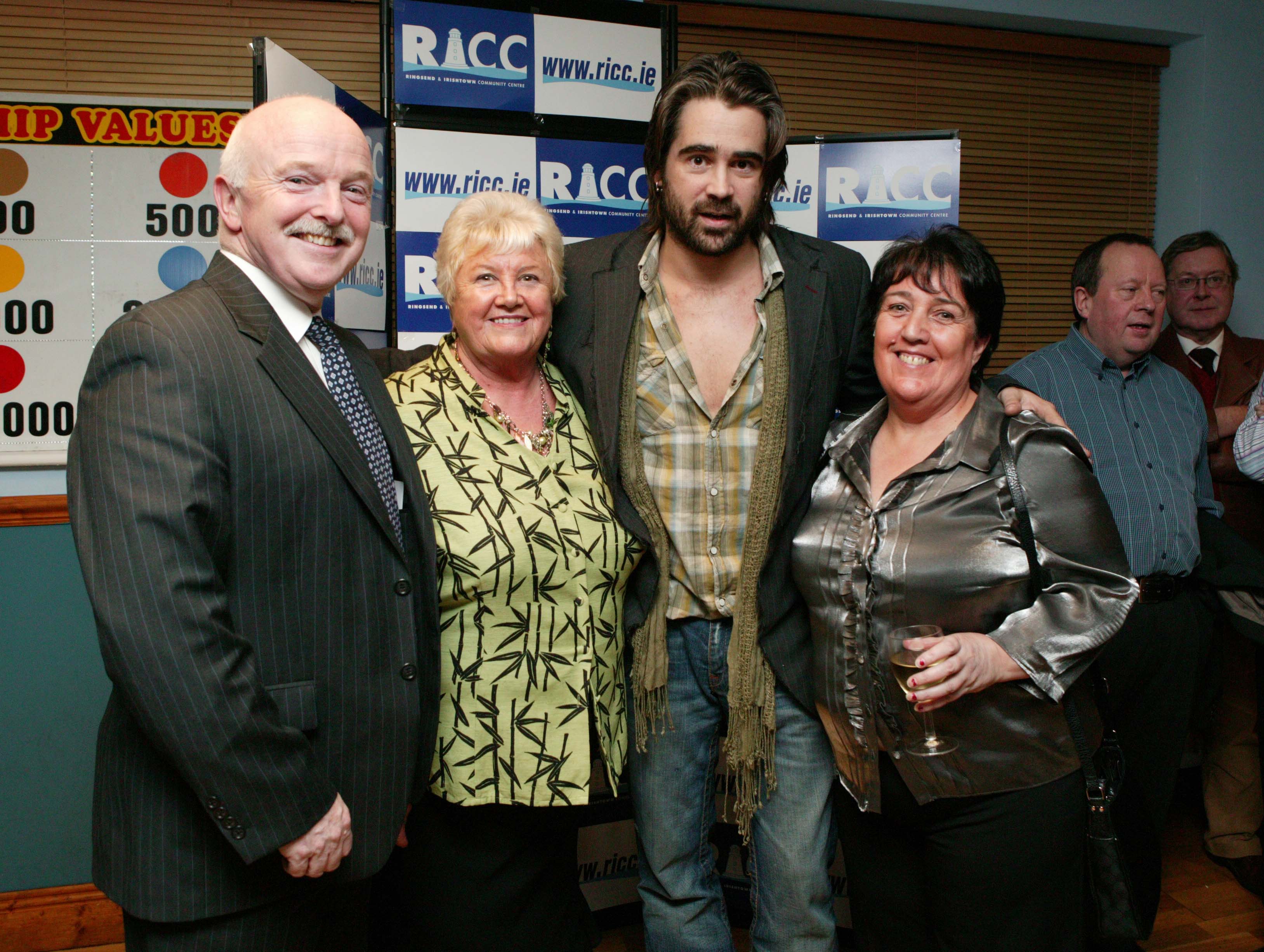 Guests with Colin Farrell - Patron