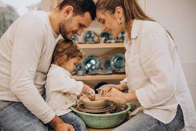 Family day pottery experience things to do in Limerick