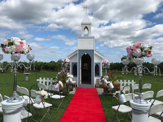 Little Chapel ready for a wedding.