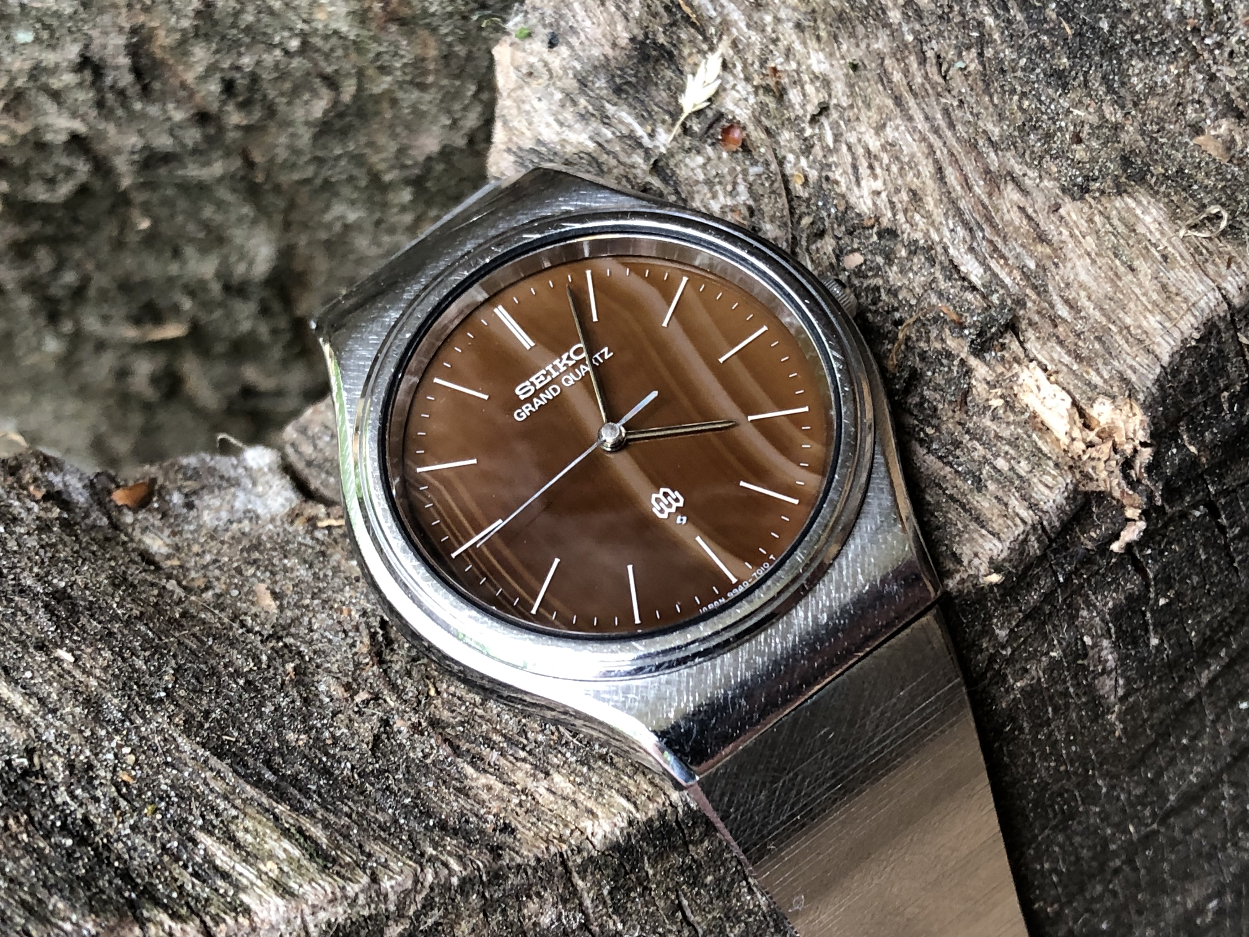 け*た様 [d004]アンティーク　セイコー腕時計　9940-7010 グランド ☆セール☆GRAND SEIKO【セイコー グランドクォーツ 9940-8000