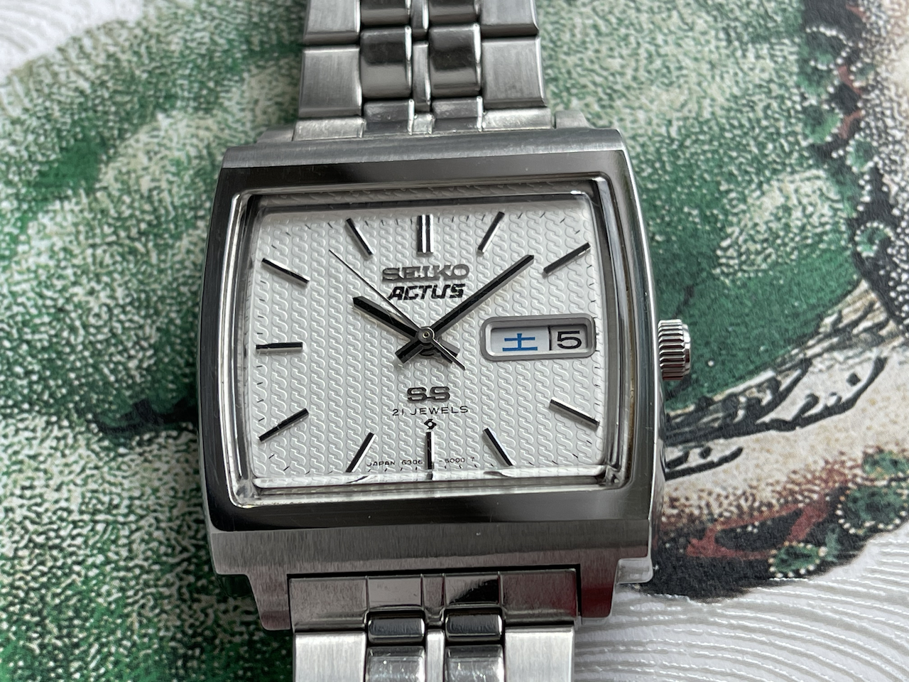 セイコー アクタス SS 6306-5000 オートマチック シルバー