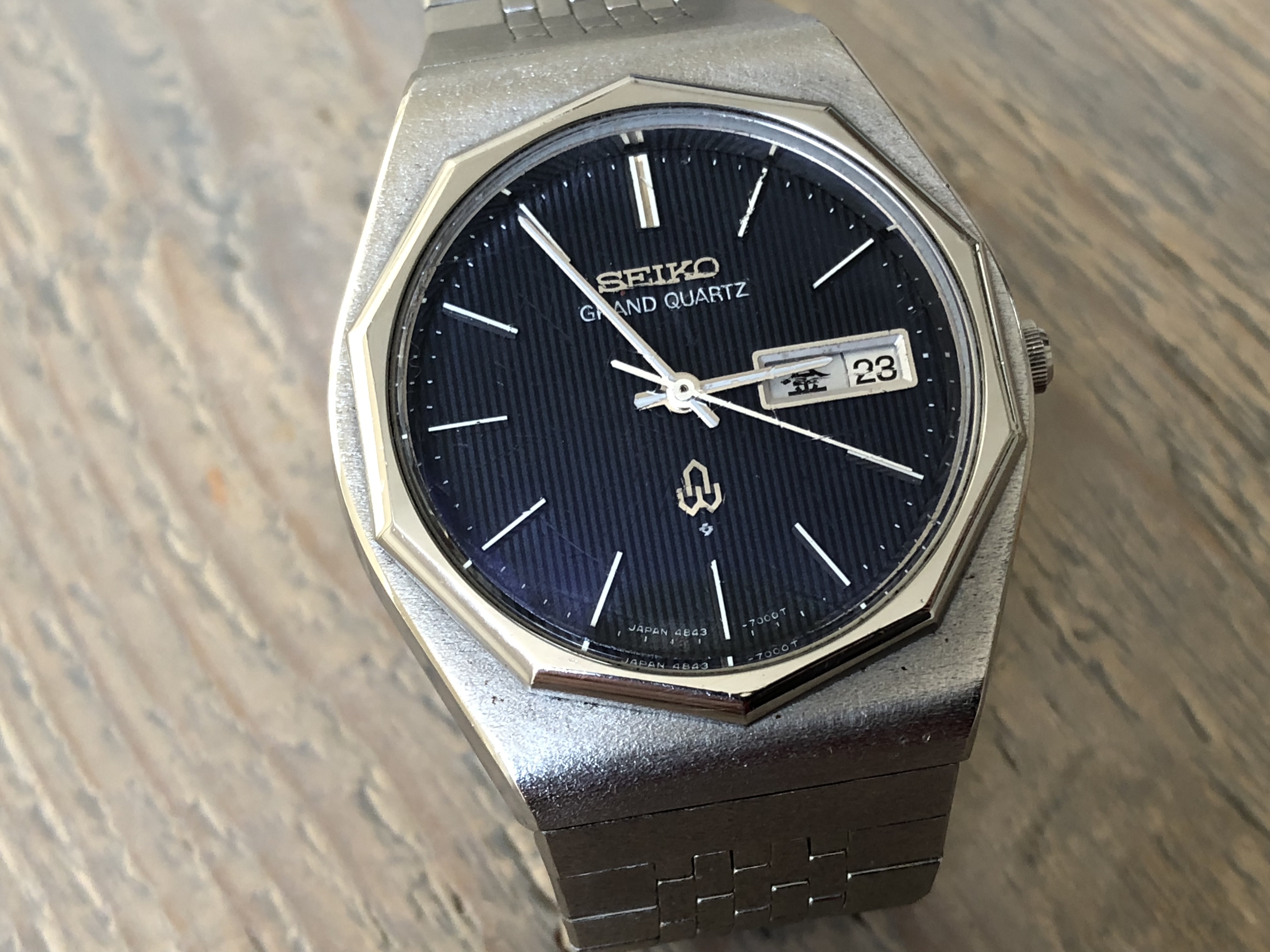 Seiko Grand Quartz 4843 7000 sold 