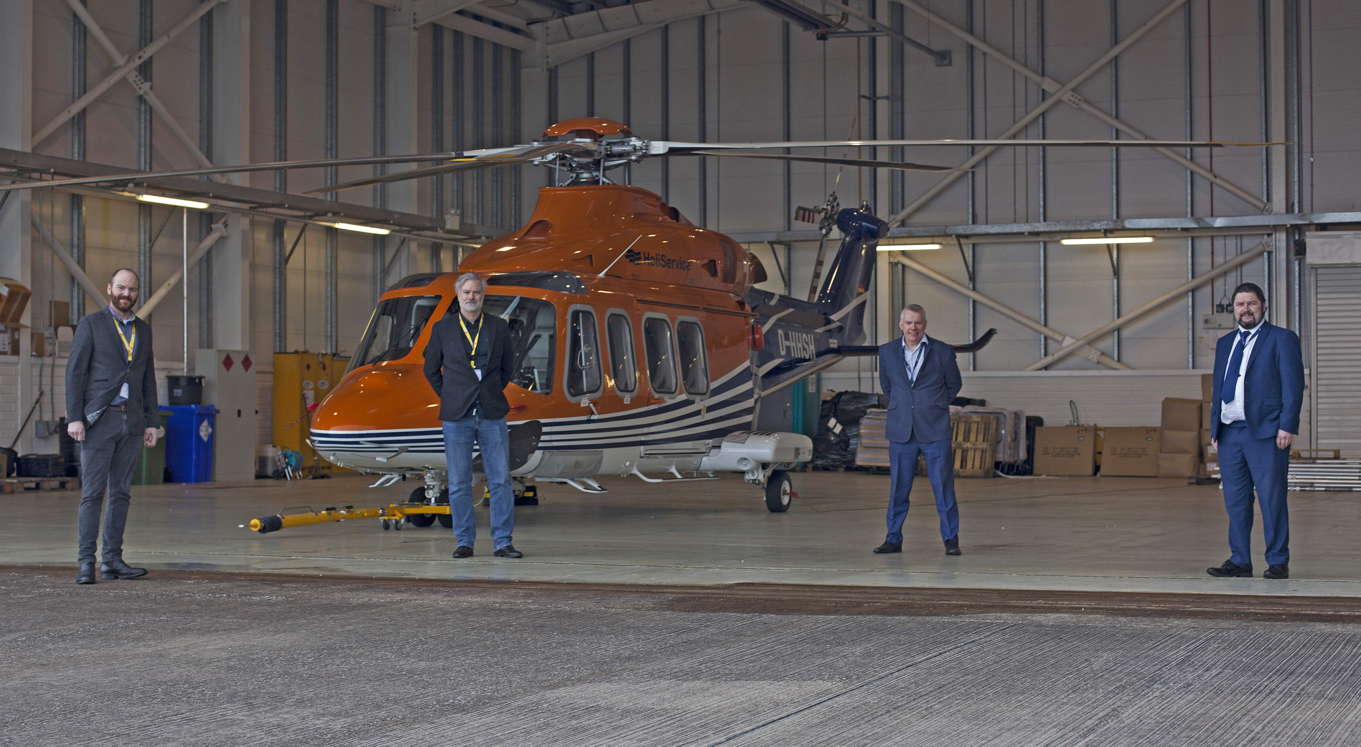 Weston Aviation welcomes NHV Helicopters	to Cork Airport/EICK