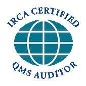 IRCA QMS Auditor logo colour lgegif
