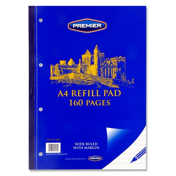 A4 Refill Pad - 160 page Side Bound