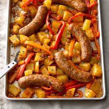 Bast Poultry Farms - Chicken Sausage, Pepper, Onion and Potato Bake