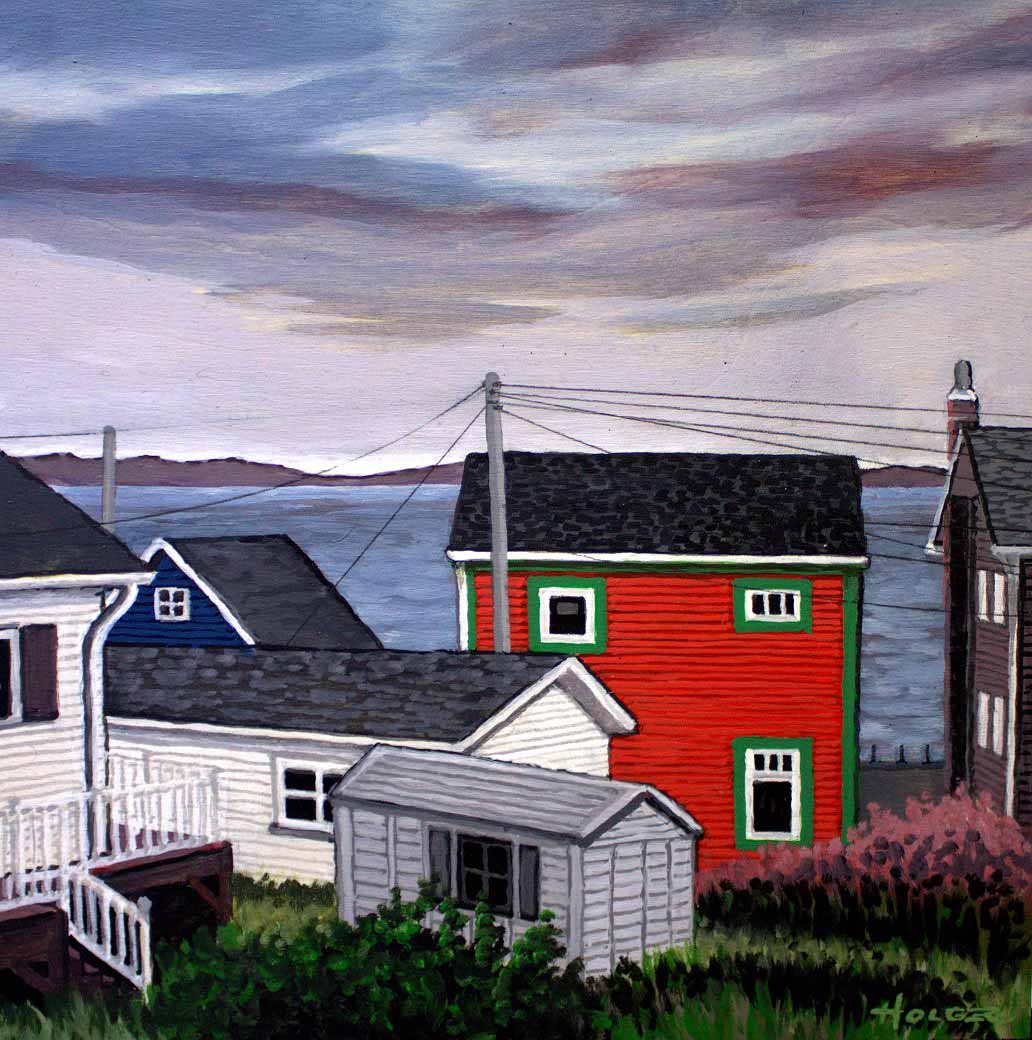 "Red", Nova Scotia, 12x12