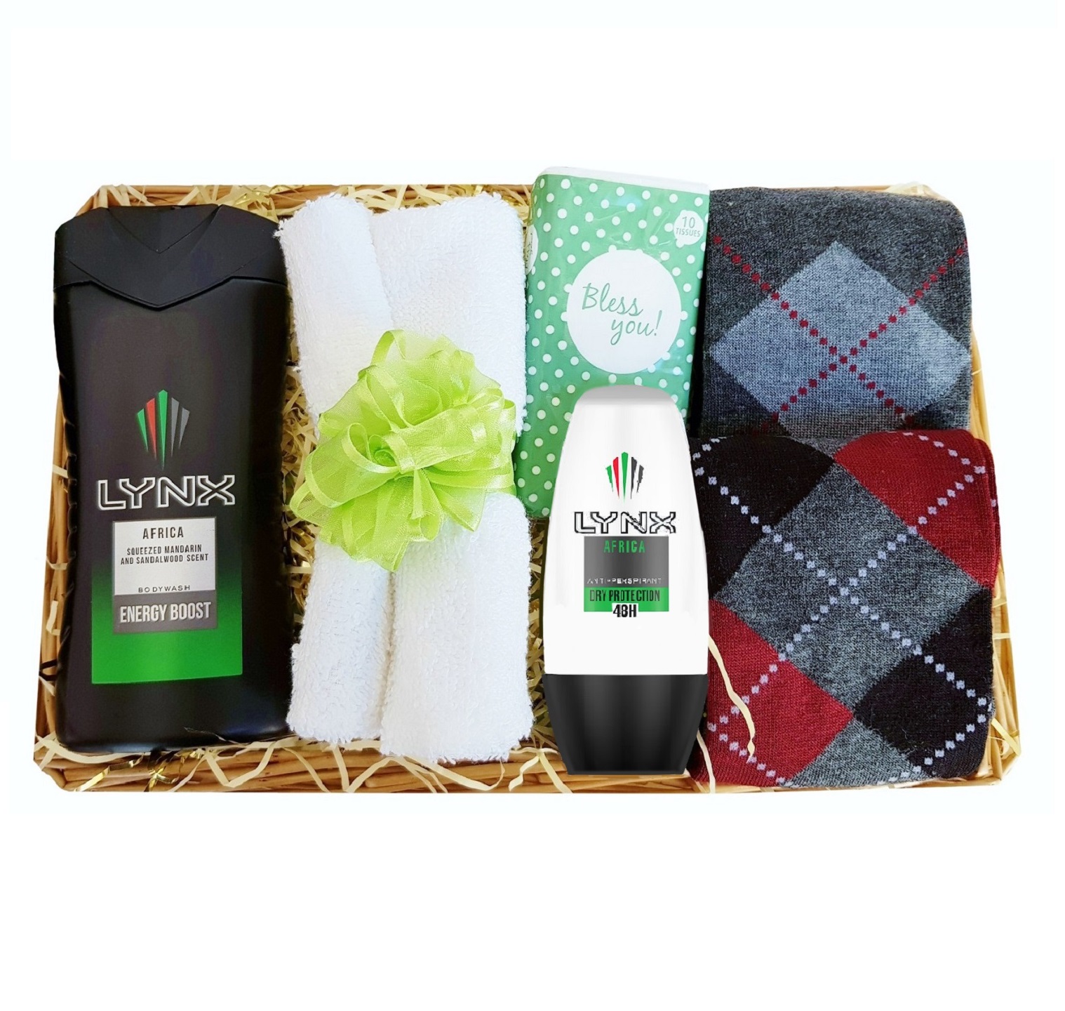 Gift set for Him, with 'Lynx Africa'