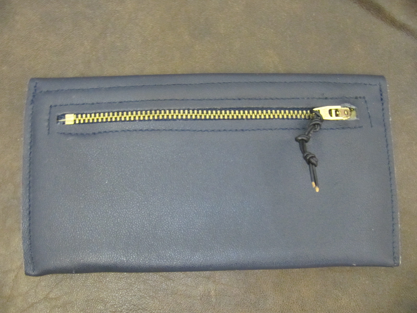 Navy Leather wallet