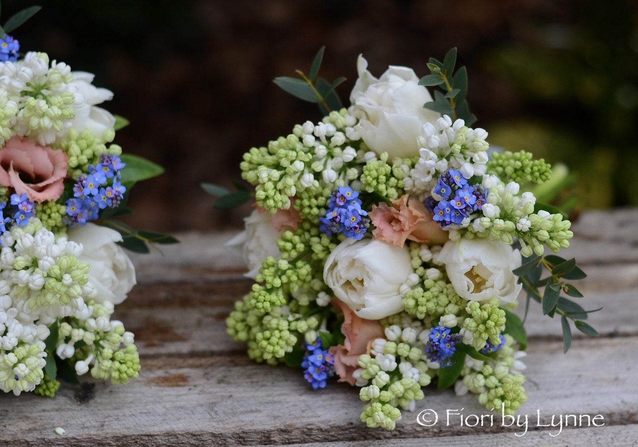 flowerGirl-posy-Spring,whiteLilacs,tulips,blue-forget-me-not,peach-lisianthus.jpg