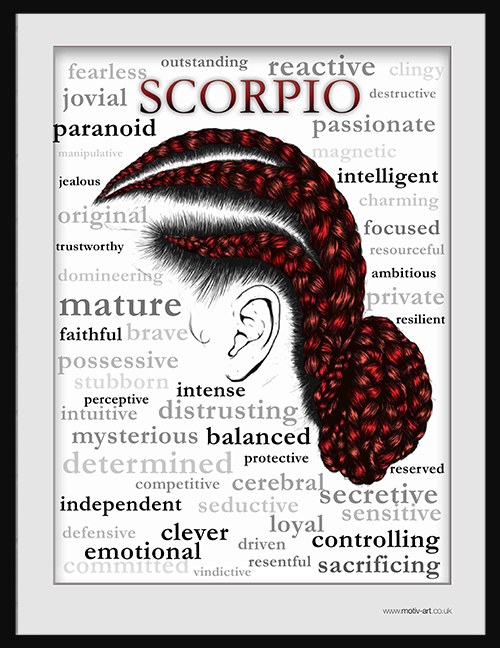 Scorpio
24 October – 22 November