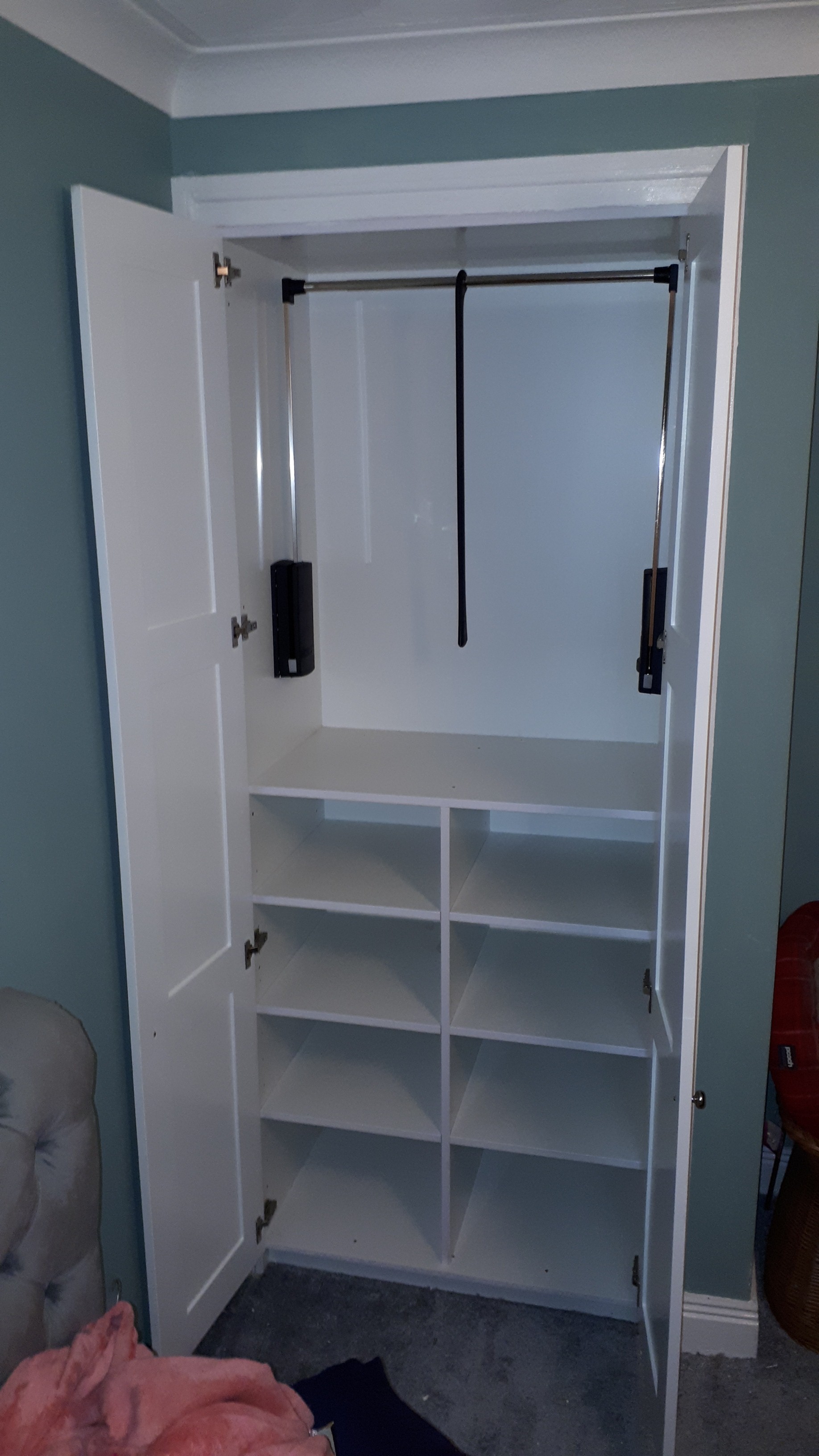Bespoke wardrobe supplied and fitted in Booterstown Dublin